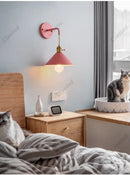 Axyaa Color Iron Wall Lamp for Living Room, Bedroom, Hallway - Retro Creative LED Lighting