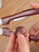 Axya Chestnut Opener Tool - Automatic Rebound Shearing Carapace Peeler