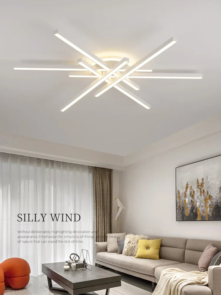 Nordic LED Chandelier for Living Room Bedroom Dining Room - Axyaa