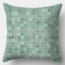 Axyaa Geometric Texture Cushion Cover 45x45cm Polyester Decorative Pillow Cover