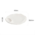 Axyaa Ceramic Snack Plate Set for Molecular Cuisine and Desserts