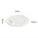 Axyaa Ceramic Snack Plate Set for Molecular Cuisine and Desserts