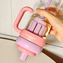 Axyaa 820ml Sports Water Bottle with Straw and Tea Infuser