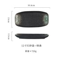 Axyaa Ceramic Sushi & Fish Plate Set - Japanese Style, Commercial Grade Tableware