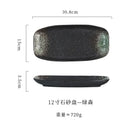 Axyaa Ceramic Sushi & Fish Plate Set - Japanese Style, Commercial Grade Tableware
