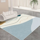 Axyaa Nordic Minimalist Bedside Rug - High-Quality Studio Lounge Decoration Rug