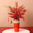 Axyaa Ceramic Vase Ornament for Office Cafe Table, Home Living Room, or Desk Decor