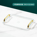 Axyaa Plastic Storage Racks for Drain Cups, Upside-down Plates, Teacups, and Cake Plate Tray
