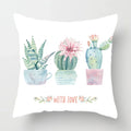 Axyaa Watercolor Cactus Flower Pillow Case 45x45cm