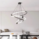 Axyaa Modern LED Chandelier for Stylish Living Room Ceiling Lighting