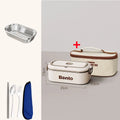 Axyaa Stainless Steel Thermal Bento Box Set for Kids School Lunch