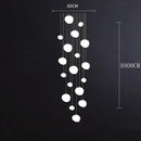 Axyaa Modern Ceiling Chandeliers Hanging Light Fixture Pendant Lamp Living Room Lighting