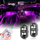Axyaa Wireless LED Strobe Lights: Rechargeable Car Decor Anti-Collision Warning Light