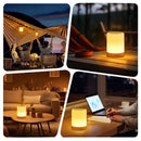 Axyaa RGB Touch Control LED Night Light - USB Rechargeable Table Lamp