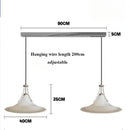 Retro White Pendant Light for Cafe & Bar by Axyaa