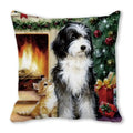 Axyaa Christmas Cat Dog 2023 Pillowcase Snowman Gift Set Decor