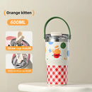 Axyaa Stainless Steel Vacuum Insulation Cup with Straw, Large & Portable