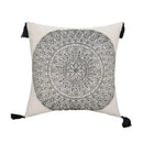 Axyaa Geometric Cotton Cushion Cover with Tassels - 30X50/45X45cm