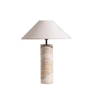Axyaa Marble Table Lamp, Modern Design, LED Desk Lamp for Home Living Room Bedroom.