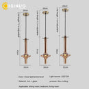 Axyaa Glass Tube Pendant Light in Smoke Grey/Clear/Amber