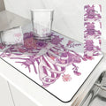 Axyaa Halloween Diatom Mud Kitchen Drain Pads Set for Tableware & Coffee Machine