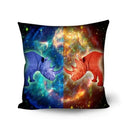 Axyaa Animal Print Cushion Cover - Stylish Polyester Throw Pillow for Home Decor