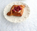 Axyaa Ceramic Relief Plate for Dim Sum & Afternoon Tea, Western Dish & Fruit