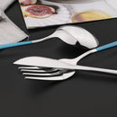 Axyaa 16-Piece Stainless Steel Cutlery Set Dinnerware Flatware Kitchen Tableware