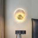 Axyaa Crystal Wall Lamp: Luxury Bedroom Bedside Acrylic Wall Light, Simple Living Room Decor