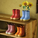 Axyaa Cartoon Boots Flower Pot | Crude Pottery Garden Vase for Floral Arrangements