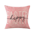 Axyaa Spring Rabbit Pillowcase 45x45cm Decorative Linen Sofa Cushion Cover