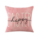 Axyaa Spring Rabbit Pillowcase 45x45cm Decorative Linen Sofa Cushion Cover