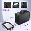 Axyaa Barber Tool Case: Professional Briefcase for Clippers and Supplies