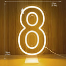 Axyaa Neon Party Sign 38cm Birthday Lights USB Powered with Dimmable Base