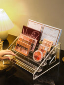 Axyaa Acrylic Makeup Organizer: Nail Polish, Lipstick, Eye shadow, Blush & Cosmetics Display