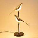 Axyaa Golden Magpie Bird LED Wall Lamp for Chic Home Decor
