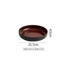 Axyaa Ceramic Deep Plate Set of 6 - Restaurant Tableware & Serving Plates
