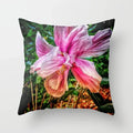 Axyaa Decor Pillowcase: Flower Print Square, Bedroom & Living Room 45x45cm