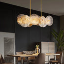 Axyaa Glass Collection Chandelier Hanging Lamp Dimmable Suspension Luminaire