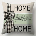 Axyaa Flower Bow Print Pillowcase for Living Room Sofa Chair Decoration