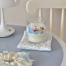 Axyaa Christmas Glass Cup Set: Cute & Kawaii Design for Coffee, Juice, Wine, Whiskey & More