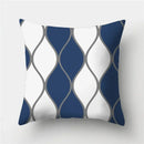Axyaa Blue Decorative Pillowcase for Home and Office Use