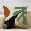 Axyaa Geometric Cushion Cover 45x45cm Linen Pillowcase for Home Bedroom Sofa