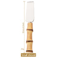 Axyaa Bamboo Cheese Knives Set - Stainless Steel Cutlery for Cheese-Lovers