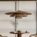 Axyaa Wabi Sabi Hemp Rope Chandelier for Zen Tea Room Living Space