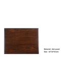 Axyaa Natural Walnut Wooden Serving Tray with Beech Handle