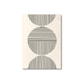 Nordic Minimalist Style Abstract Line Graphic Wall Art Prints by Axyaa
