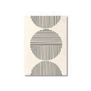 Nordic Minimalist Style Abstract Line Graphic Wall Art Prints by Axyaa