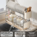 Axyaa Kitchen Draining Rack for Dishes, Bowls, Cups, and Chopsticks