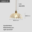 Axyaa Nordic Glass Pendant Light for Dining Room Kitchen Decor